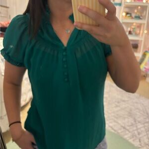 Elegant Green Women's Top